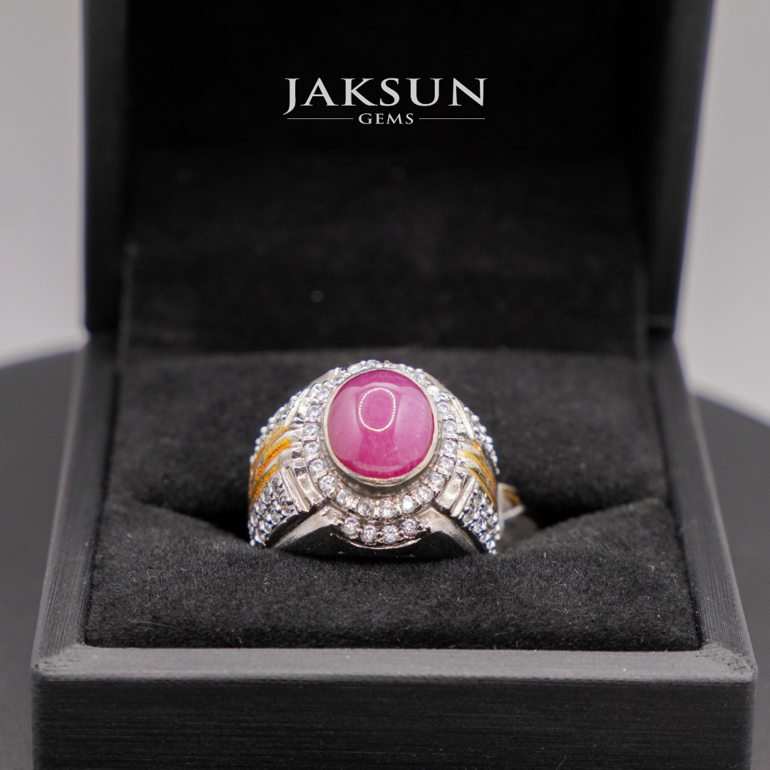 Cincin Ruby (Alpaka Setting) 01