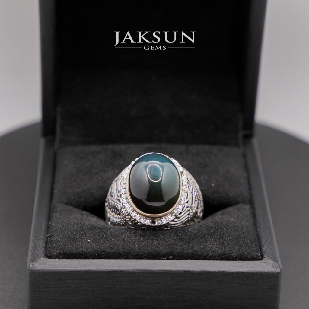 Premium Set: Bacan's Silver 925 Ring With Crafted Design (SRI NAGA) #004