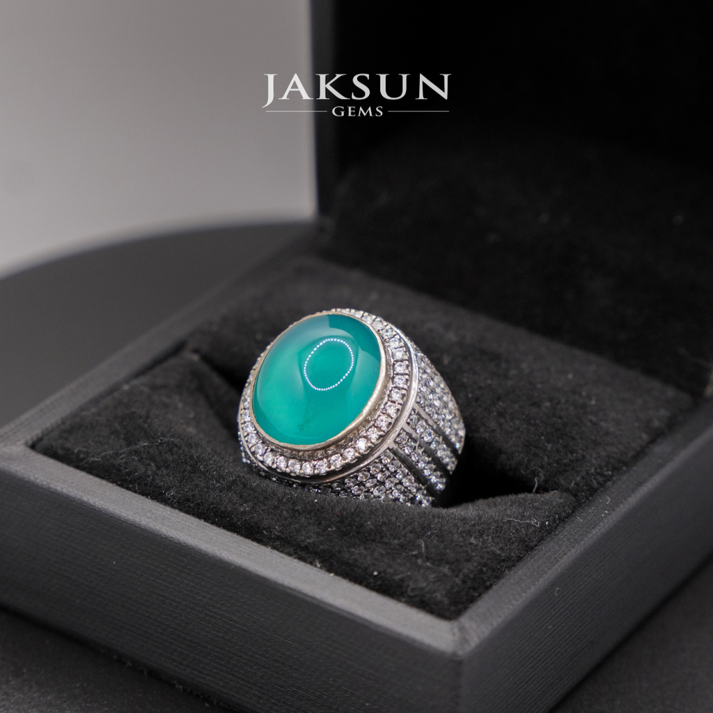 Premium Bacan Silver 925 Ring Set with Authenticity Certificate #03