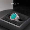 Premium Bacan Silver 925 Ring Set with Authenticity Certificate #03