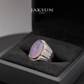 Cincin Purple Chalcedony (Silver Setting) 004