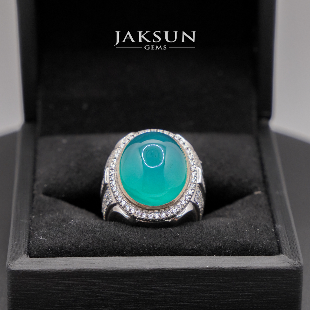 Premium Bacan Silver 925 Ring Set with Authenticity Certificate #04
