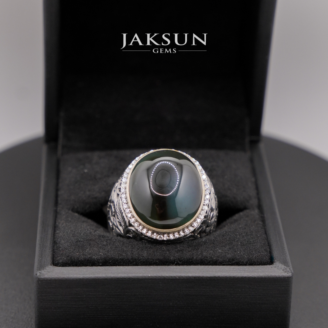 Premium Set: Bacan's Silver 925 Ring With Crafted Design (SRI NAGA) #005