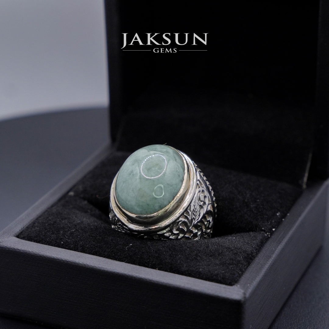 Cincin Giok Nabire (Setting Alpaka) 005
