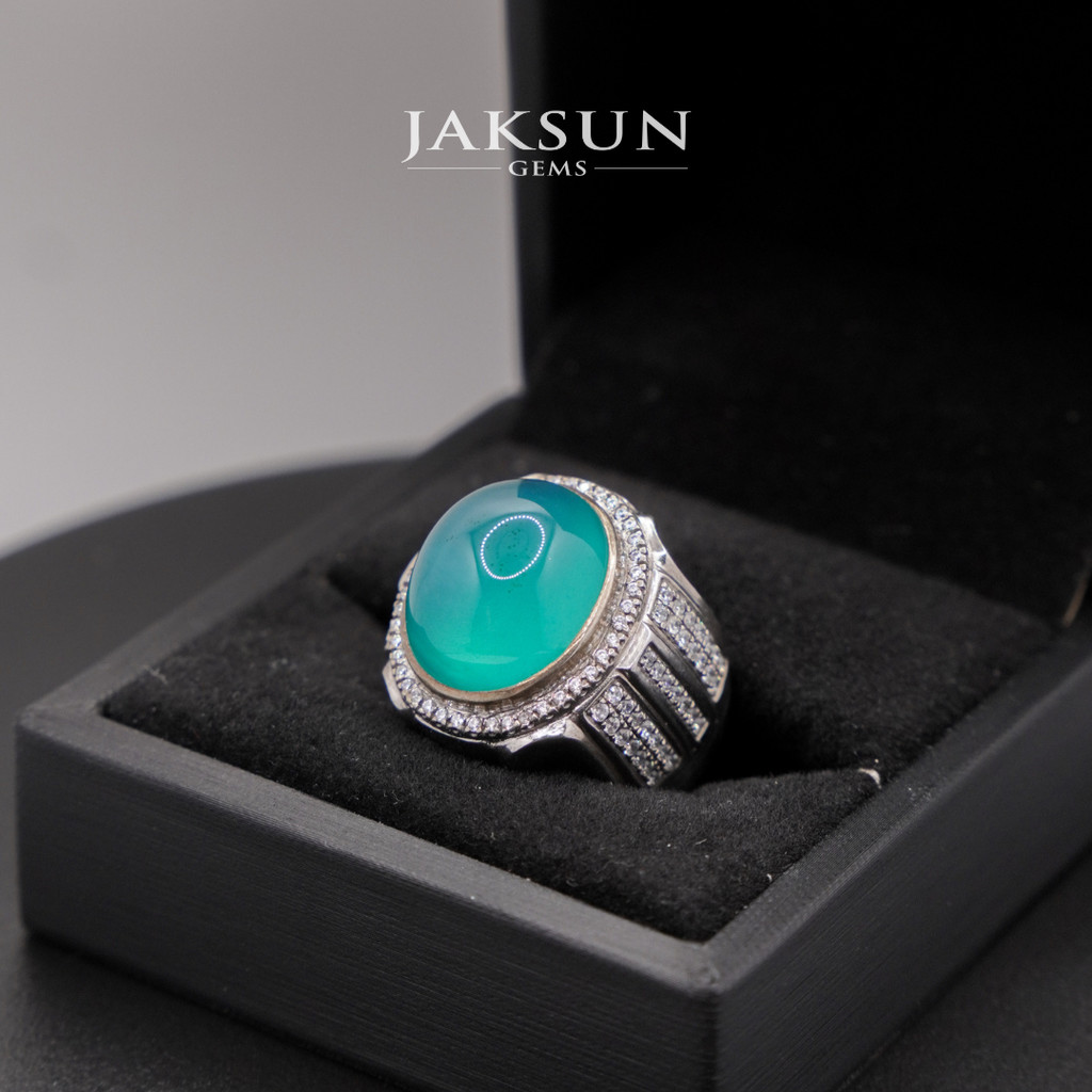 Premium Bacan Silver 925 Ring Set with Authenticity Certificate #04