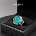 Premium Bacan Silver 925 Ring Set with Authenticity Certificate #04