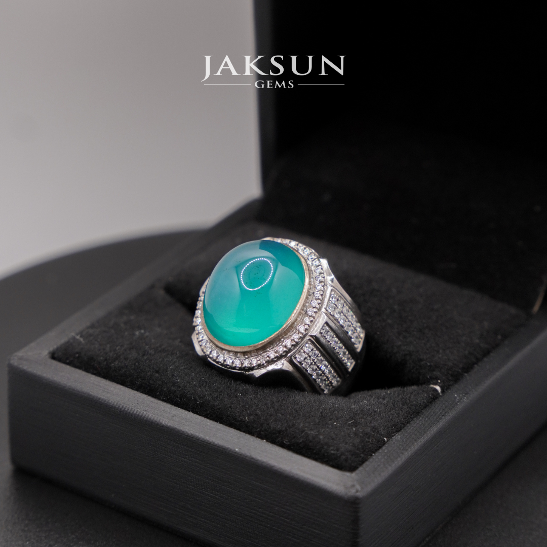 Premium Bacan Silver 925 Ring Set with Authenticity Certificate #04