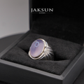 Cincin Purple Chalcedony (Silver Setting) 005
