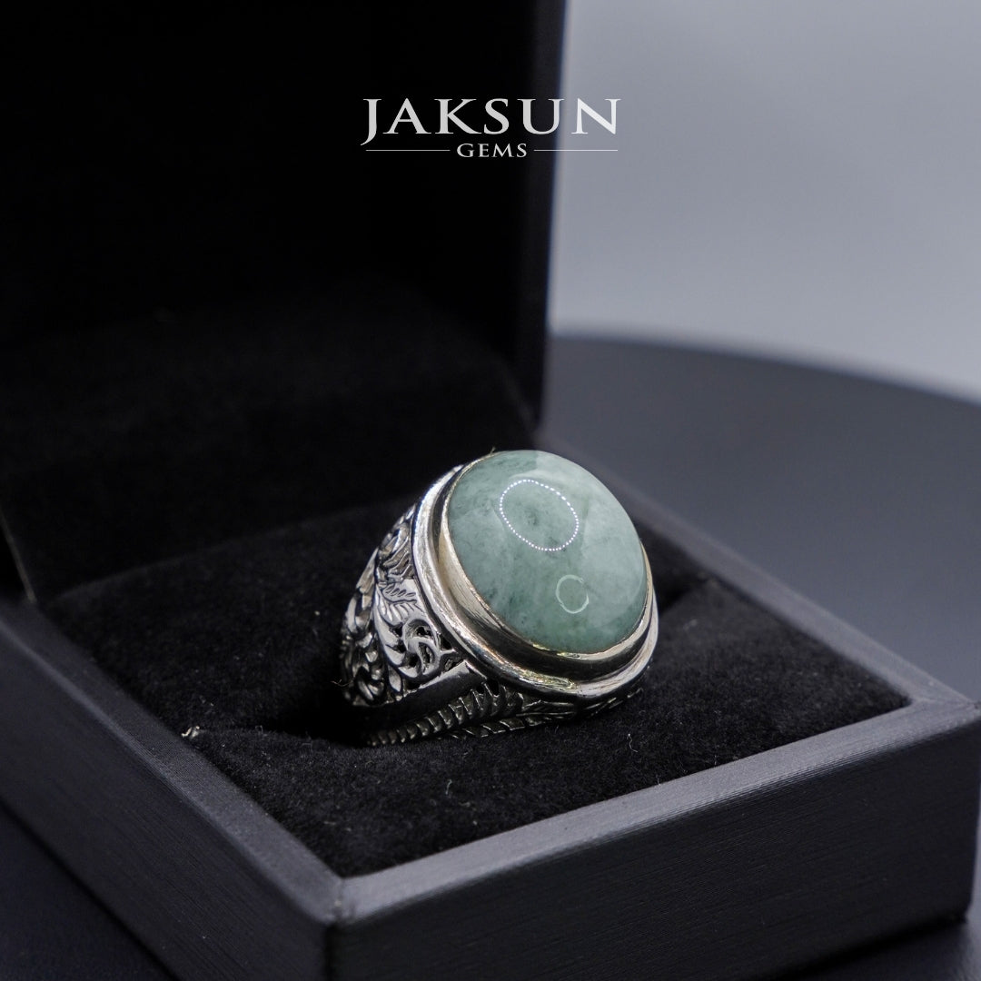 Cincin Giok Nabire (Setting Alpaka) 005