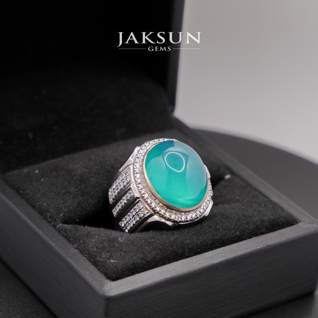Premium Bacan Silver 925 Ring Set with Authenticity Certificate #04