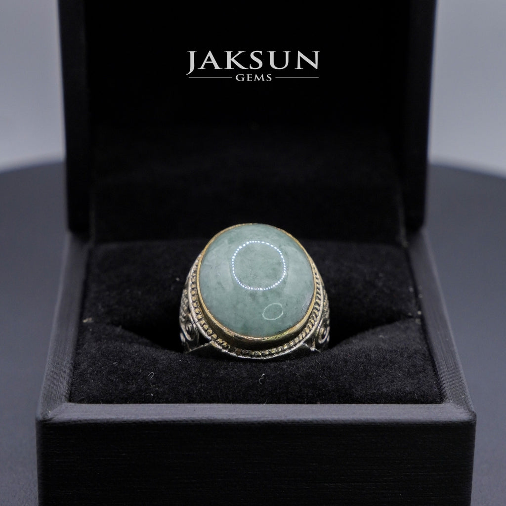 Cincin Giok Nabire (Setting Alpaka) 006