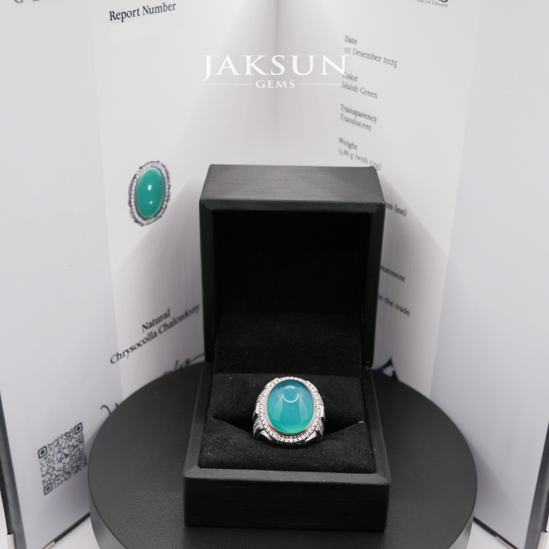 Premium Bacan Silver 925 Ring Set with Authenticity Certificate #04