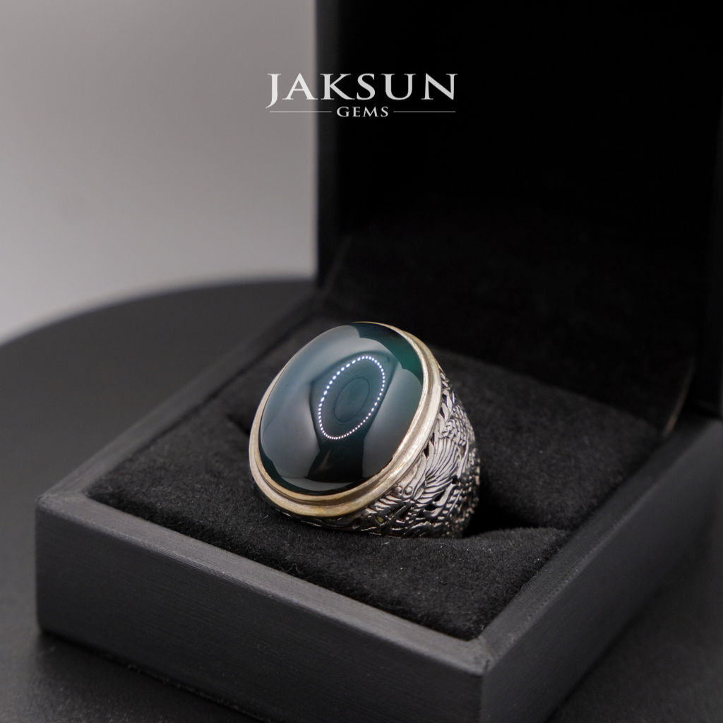 Premium Set: Bacan's Silver 925 Ring With Crafted Design (SRI NAGA) #006