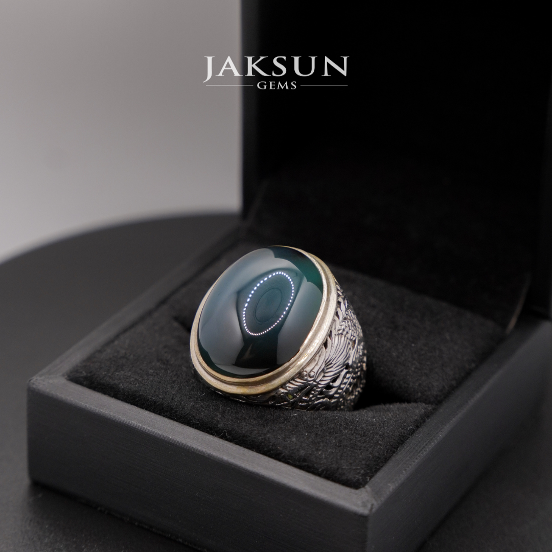 Premium Set: Bacan's Silver 925 Ring With Crafted Design (SRI NAGA) #006