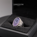 Cincin Purple Chalcedony (Silver Setting) 006