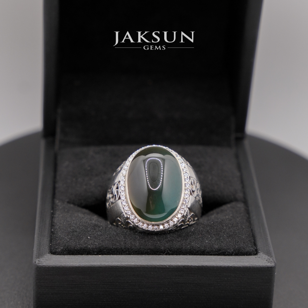 Premium Set: Bacan's Silver 925 Ring With Crafted Design (SRI NAGA) #007