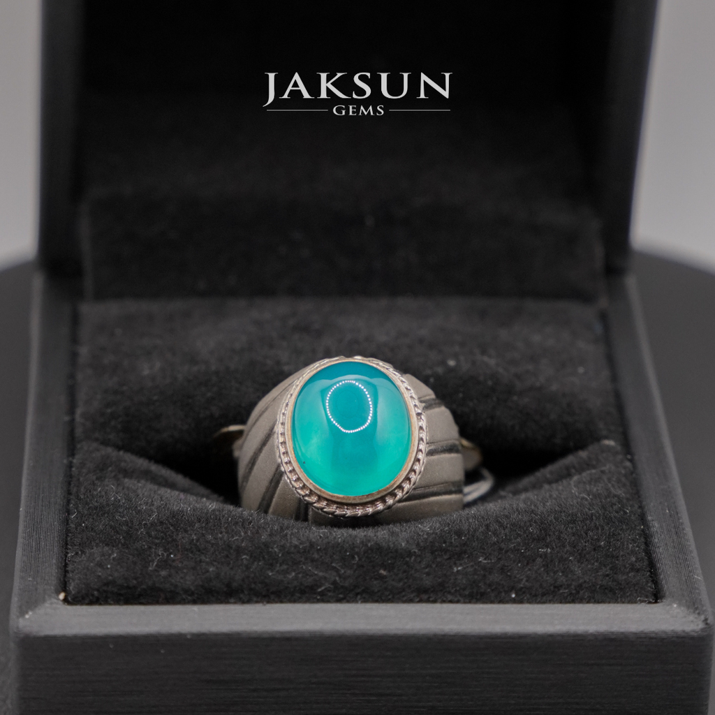 Premium Bacan Silver 925 Ring Set with Authenticity Certificate #01