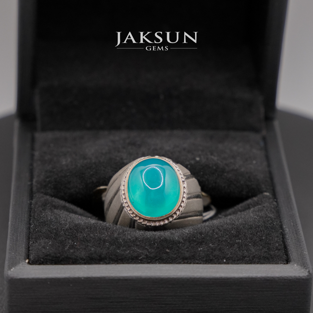 Premium Bacan Silver 925 Ring Set with Authenticity Certificate #01