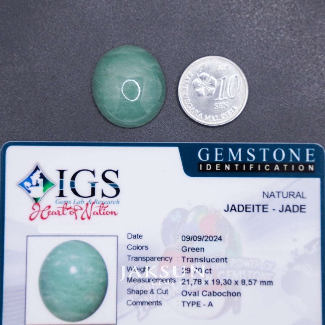 Natural Giok Nabire Jadeite Loose Stone #01