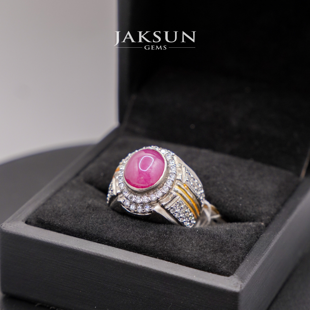 Cincin Ruby (Alpaka Setting) 01