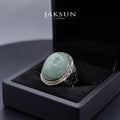 Cincin Giok Nabire (Setting Alpaka) 007