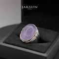 Cincin Purple Chalcedony (Silver Setting) 008