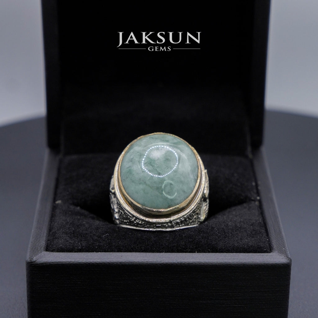 Cincin Giok Nabire (Setting Alpaka) 009