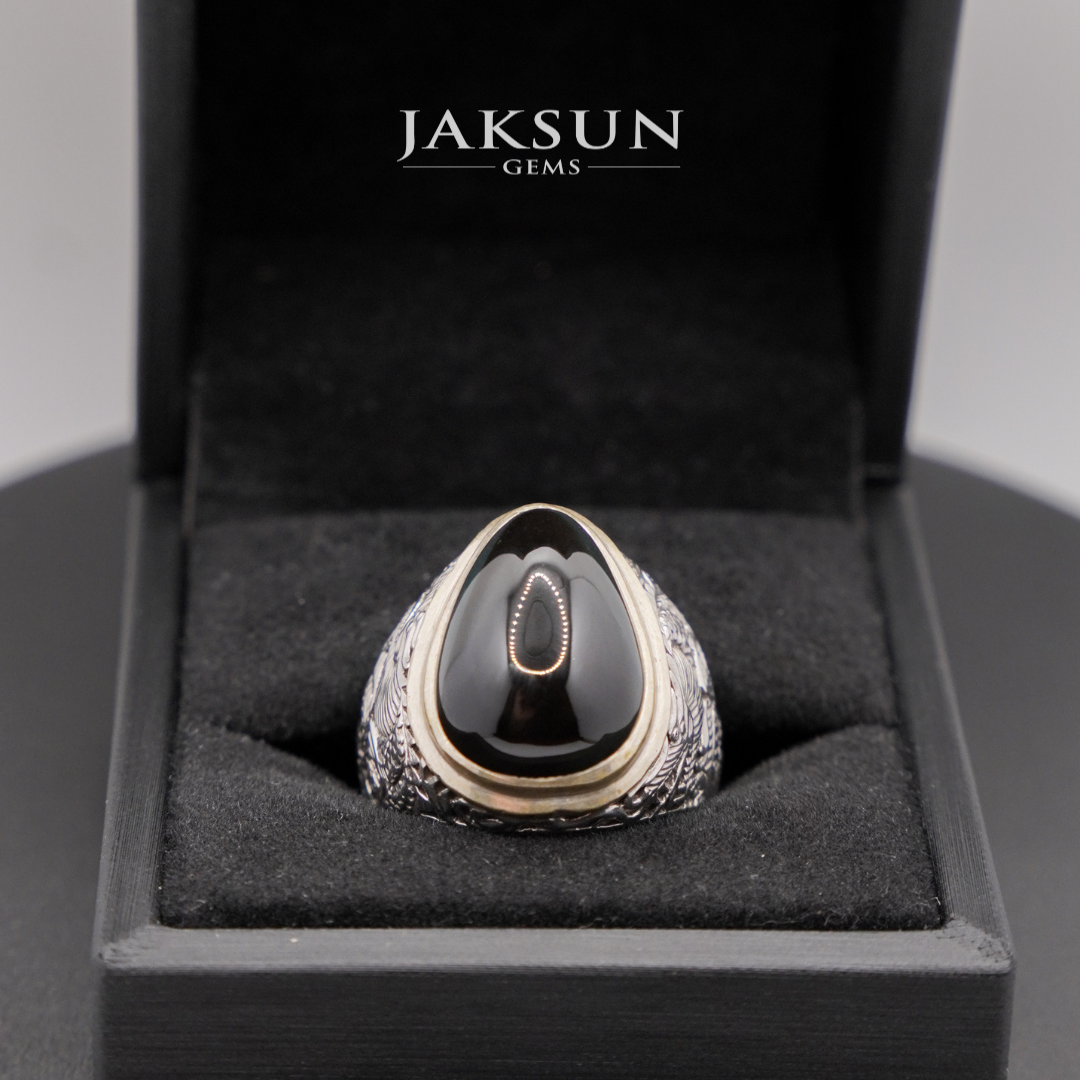 Premium Set: Bacan's Silver 925 Ring With Crafted Design (SRI NAGA) #009