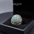 Cincin Giok Nabire (Setting Alpaka) 009