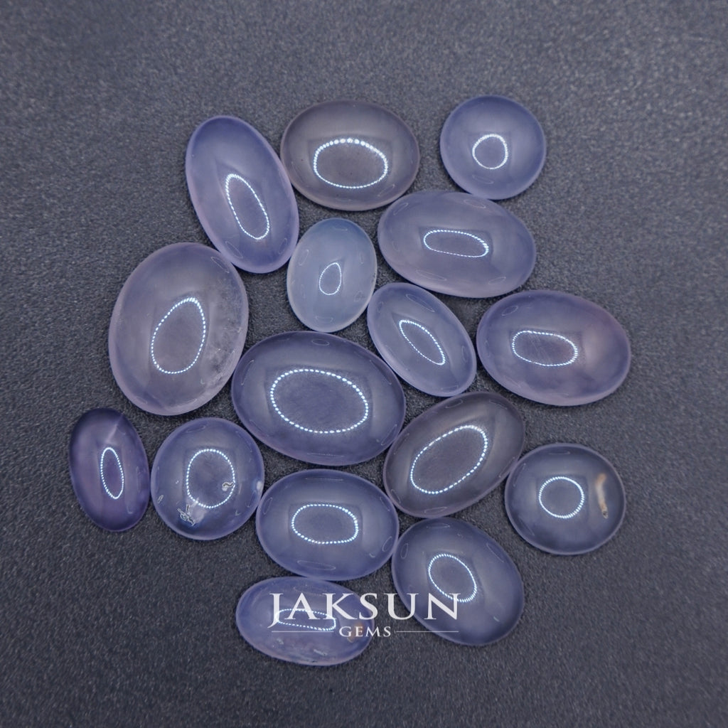 Natural Purple Chalcedony Loose Stone