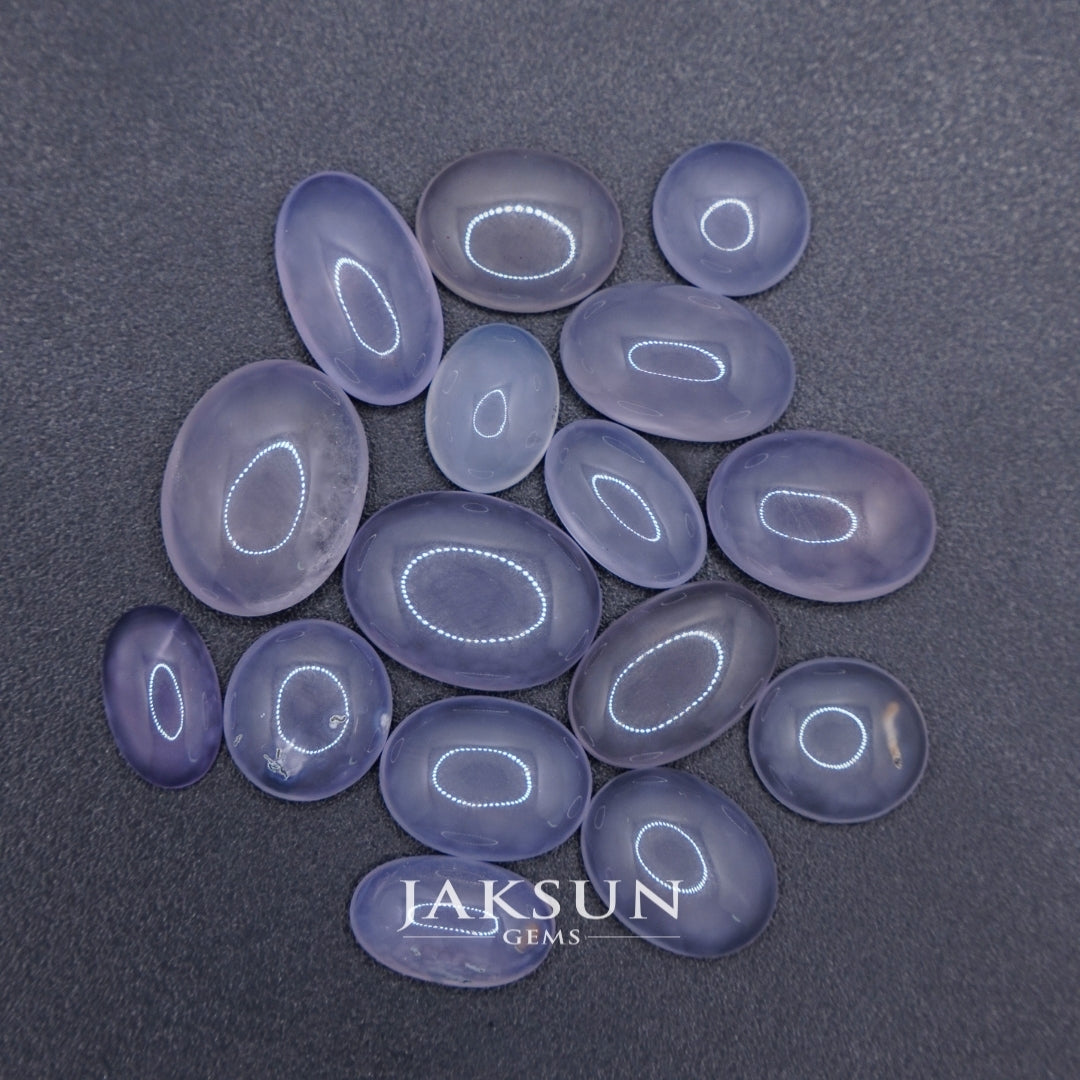 Natural Purple Chalcedony Loose Stone