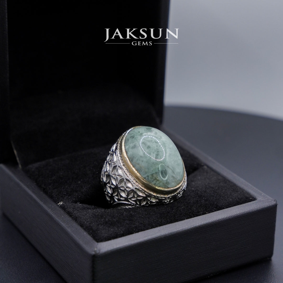 Cincin Giok Nabire (Setting Alpaka) 010