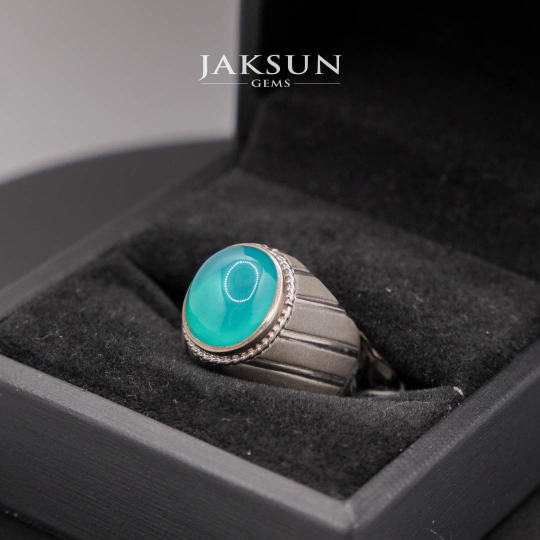 Premium Bacan Silver 925 Ring Set with Authenticity Certificate #01