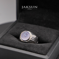 Cincin Purple Chalcedony (Silver Setting) 001