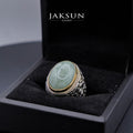 Cincin Giok Nabire (Setting Alpaka) 001
