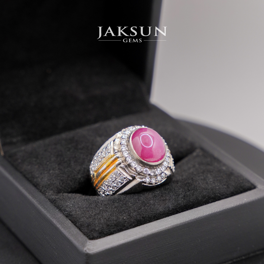 Cincin Ruby (Alpaka Setting) 01