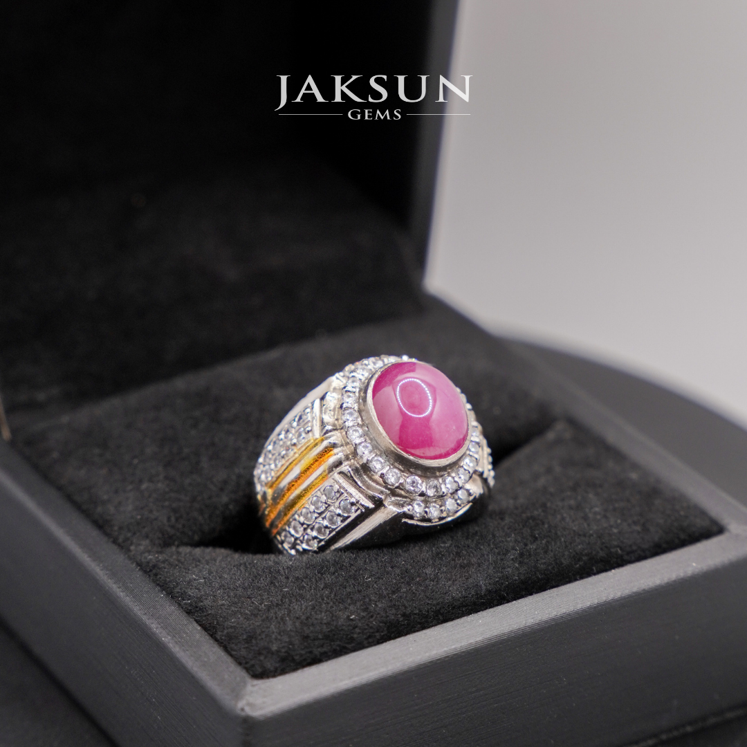Cincin Ruby (Alpaka Setting) 01