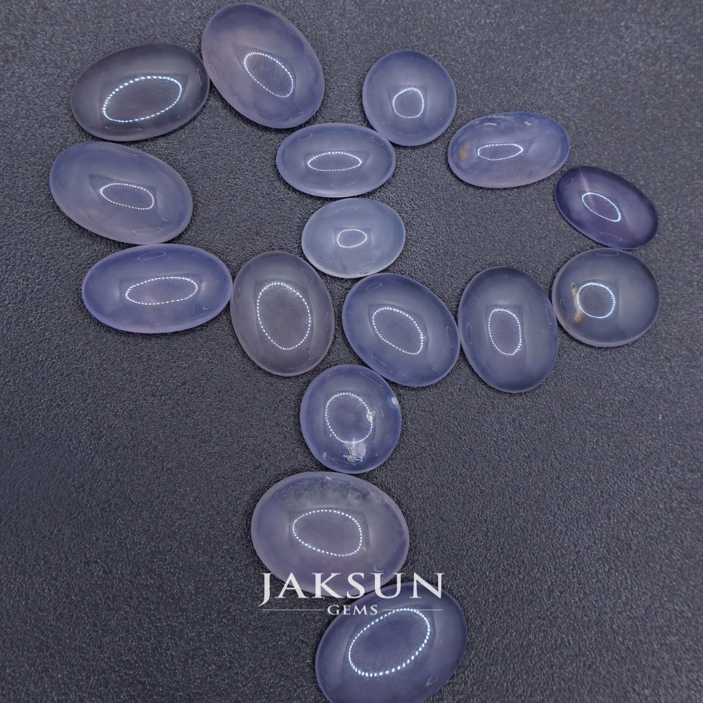Natural Purple Chalcedony Loose Stone