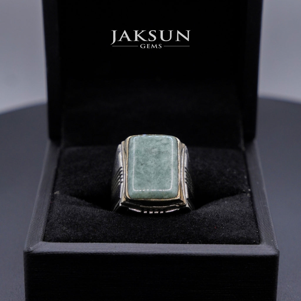 Cincin Giok Nabire (Setting Alpaka) 011
