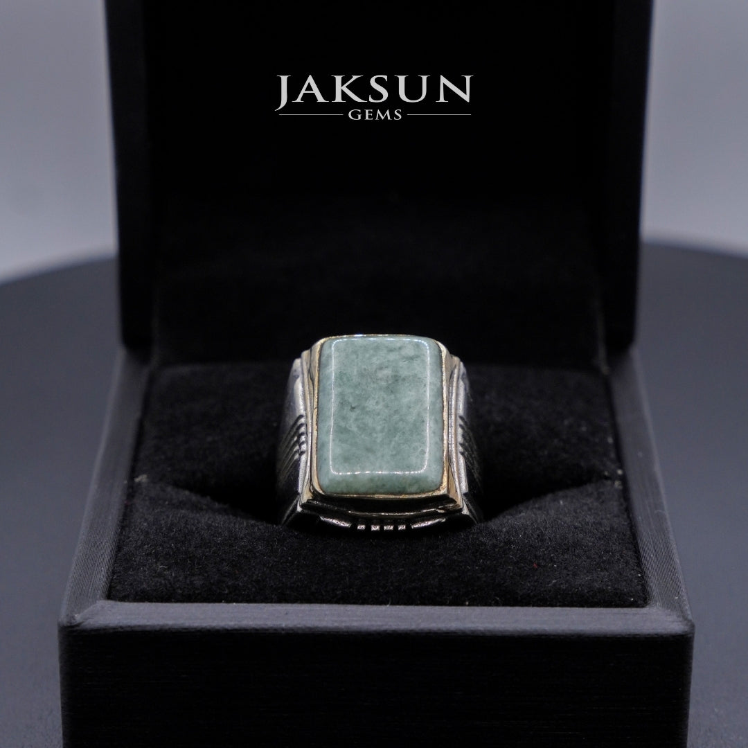 Cincin Giok Nabire (Setting Alpaka) 011