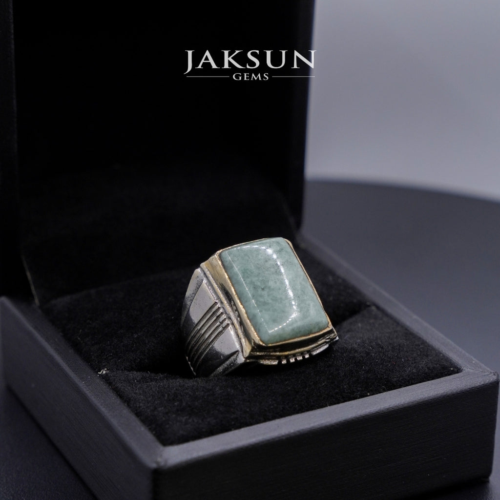 Cincin Giok Nabire (Setting Alpaka) 011