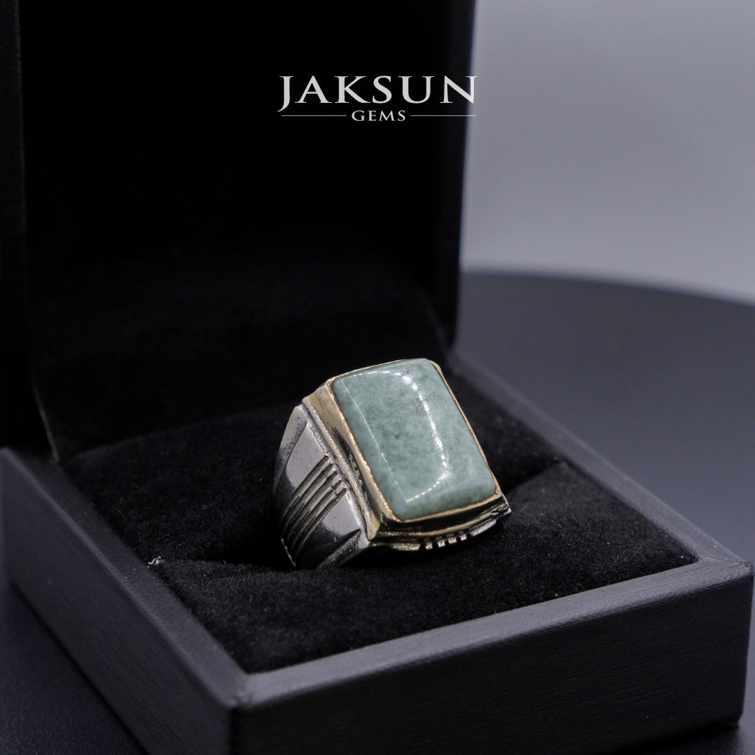Cincin Giok Nabire (Setting Alpaka) 011