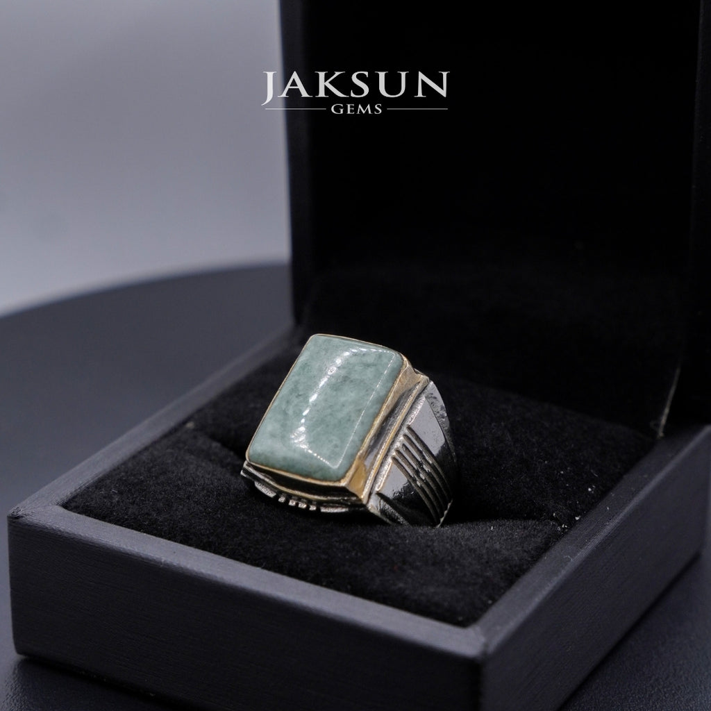 Cincin Giok Nabire (Setting Alpaka) 011