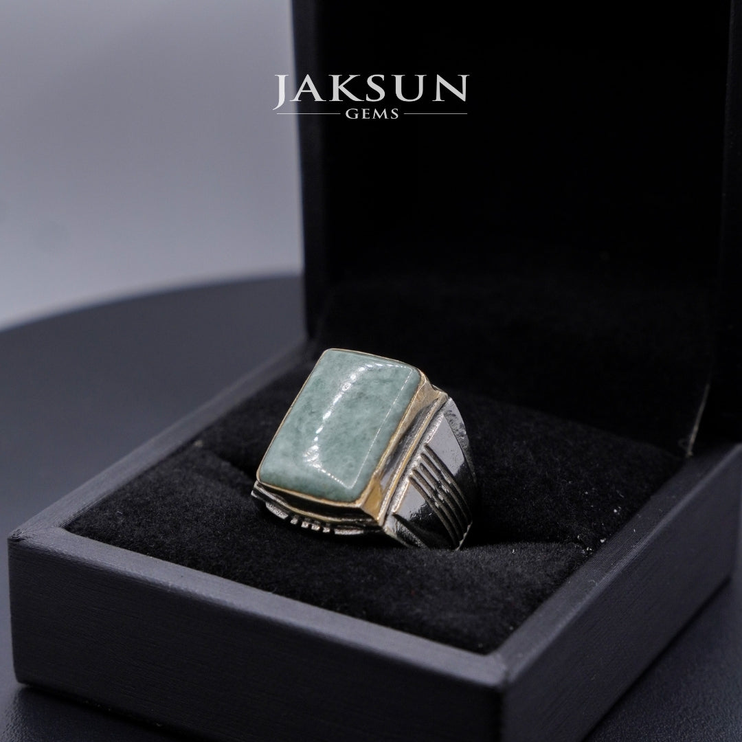 Cincin Giok Nabire (Setting Alpaka) 011