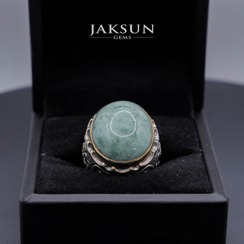 Cincin Giok Nabire (Setting Alpaka) 012