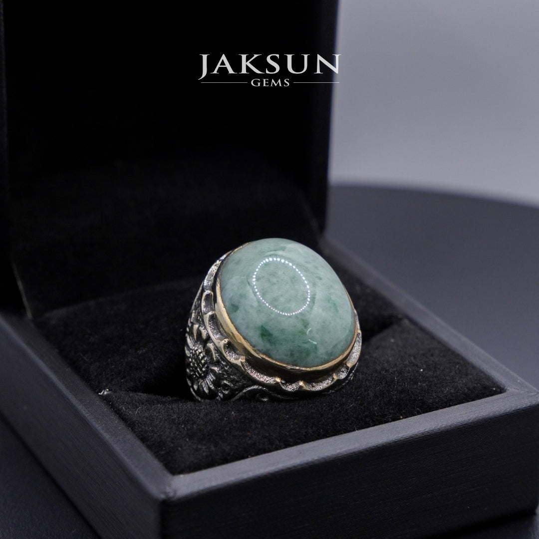 Cincin Giok Nabire (Setting Alpaka) 012