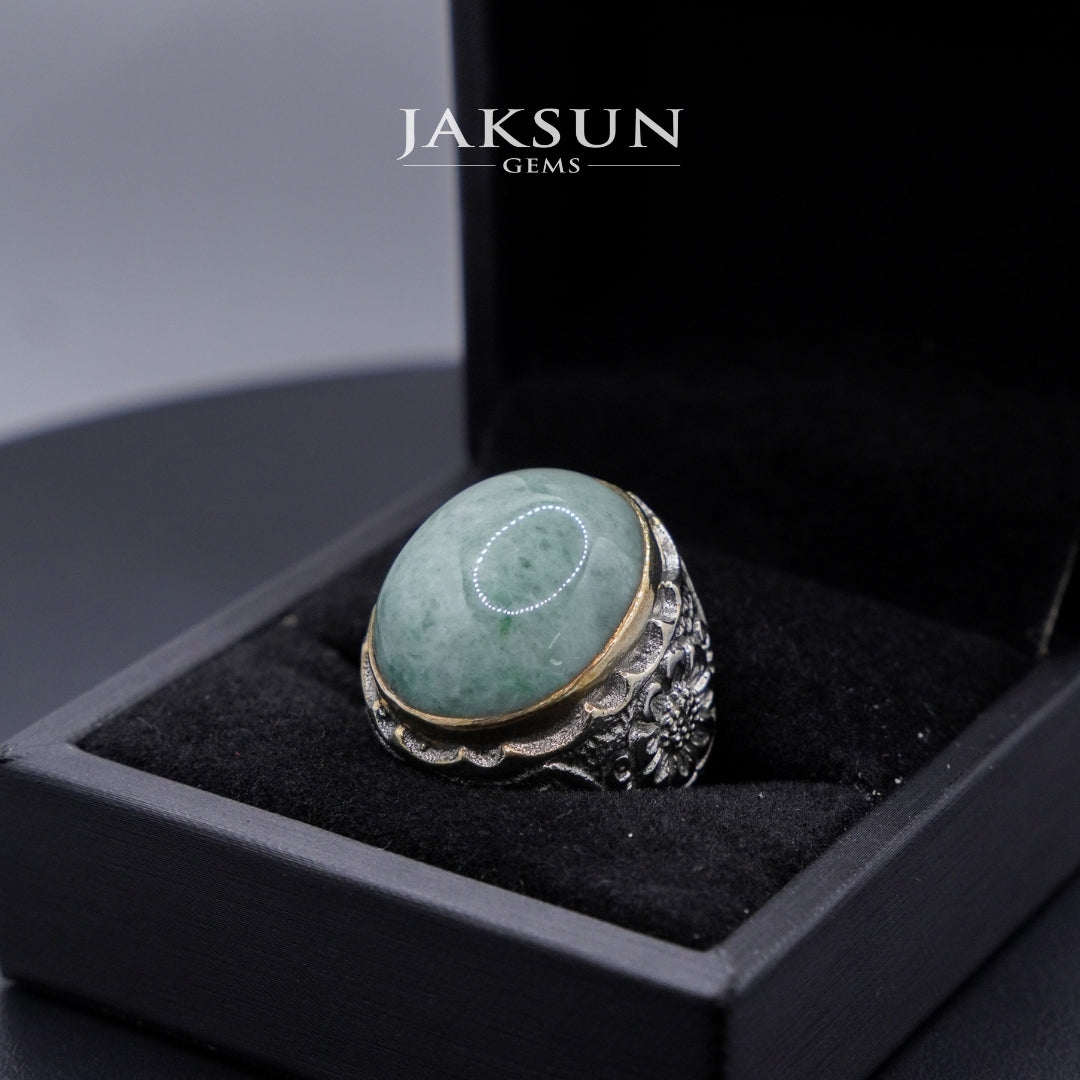 Cincin Giok Nabire (Setting Alpaka) 012