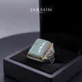 Cincin Giok Nabire (Setting Alpaka) 013