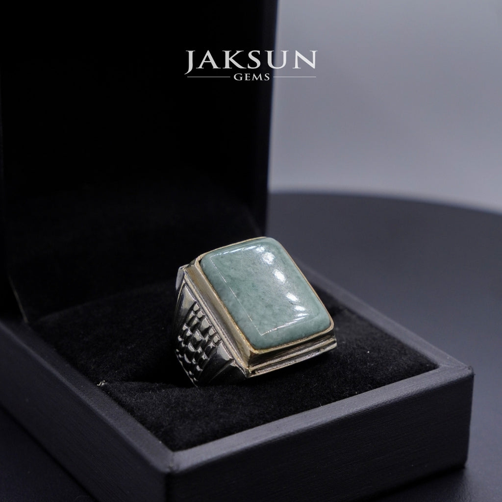 Cincin Giok Nabire (Setting Alpaka) 013