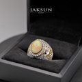 Cincin Yellow Opal (Alpaka Setting) 01